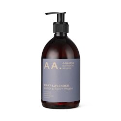 Aamanns Botanical Senses Mary Lavender Hand &amp; Body Wash, 500ml bottle