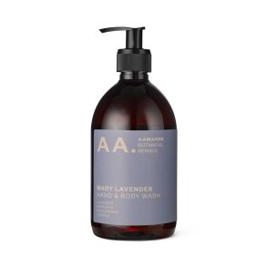 Aamanns Botanical Senses Mary Lavender Hand & Body Wash, 500ml bottle