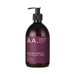 Aamanns Botanical Senses Mellow Vanilla Hand and Body Wash, 500ml