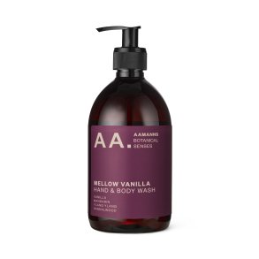 Aamanns Botanical Senses Mellow Vanilla Hand and Body Wash, 500ml