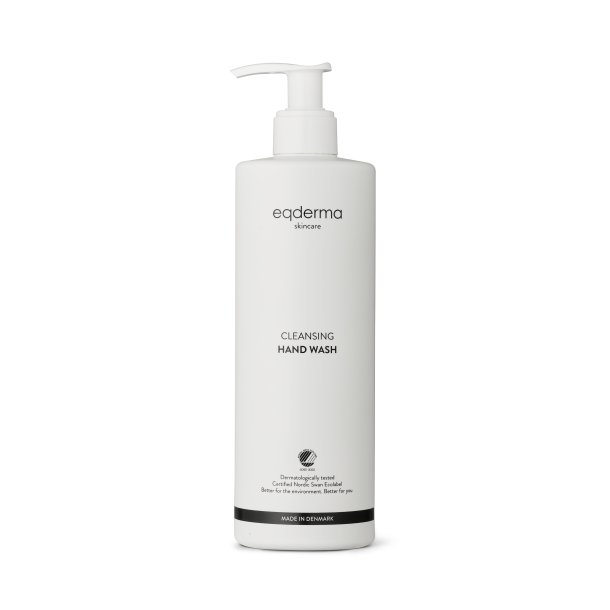 eqderma Skincare Cleansing Hand Wash, Certified Nordic Swan Ecolabel, 400ml bottle
