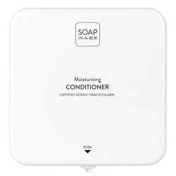 SOAP-IN-A-BOX CONDITIONER, WHITE / DISPENSER