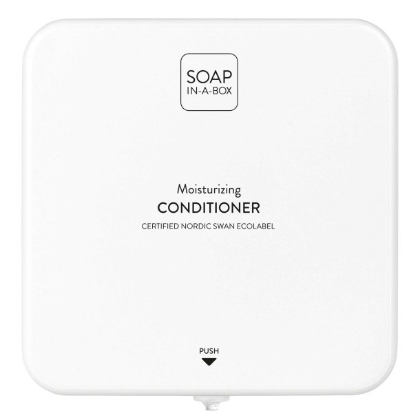 SOAP-IN-A-BOX CONDITIONER, WHITE / DISPENSER