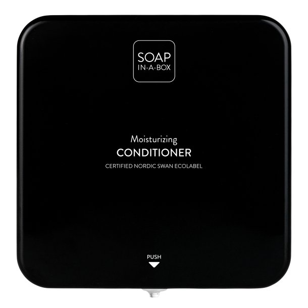 SOAP-IN-A-BOX CONDITIONER, BLACK / DISPENSER