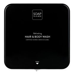 SOAP-IN-A-BOX HAIR &amp; BODY WASH, BLACK / DISPENSER