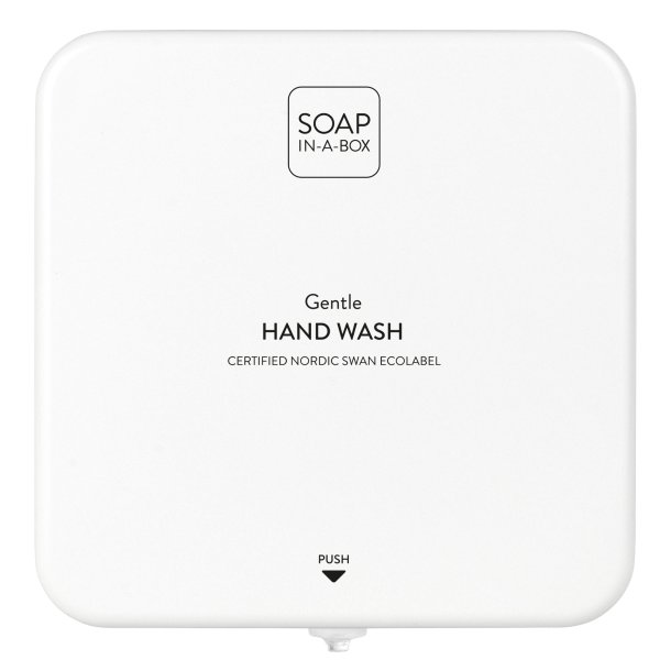 SOAP-IN-A-BOX HAND WASH, WHITE / DISPENSER