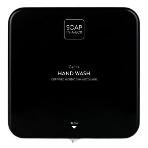 SOAP-IN-A-BOX HAND WASH, BLACK / DISPENSER
